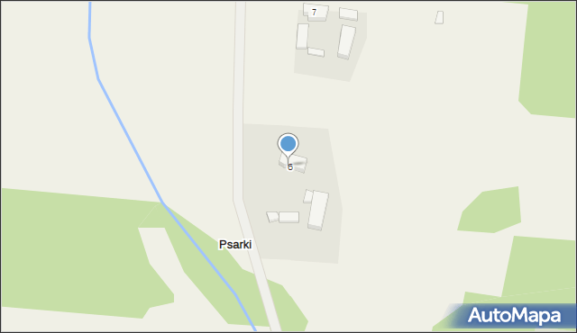 Psarki, Psarki, 6, mapa Psarki