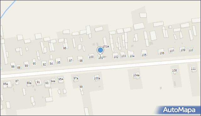 Psary, Psary, 101, mapa Psary