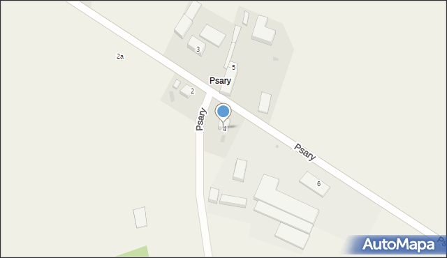 Psary, Psary, 4, mapa Psary
