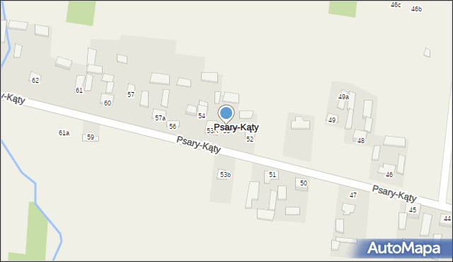 Psary-Kąty, Psary-Kąty, 53, mapa Psary-Kąty