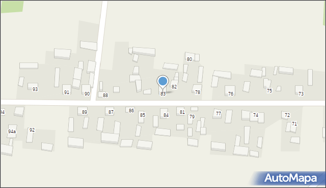 Psary-Stara Wieś, Psary-Stara Wieś, 83, mapa Psary-Stara Wieś