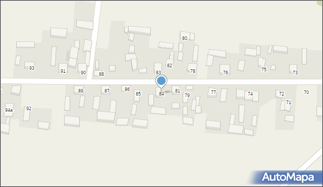 Psary-Stara Wieś, Psary-Stara Wieś, 84, mapa Psary-Stara Wieś