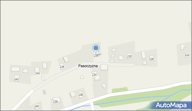 Pstrągowa, Pstrągowa, 235, mapa Pstrągowa