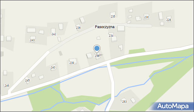 Pstrągowa, Pstrągowa, 238, mapa Pstrągowa