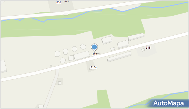 Pstrągowa, Pstrągowa, 815, mapa Pstrągowa