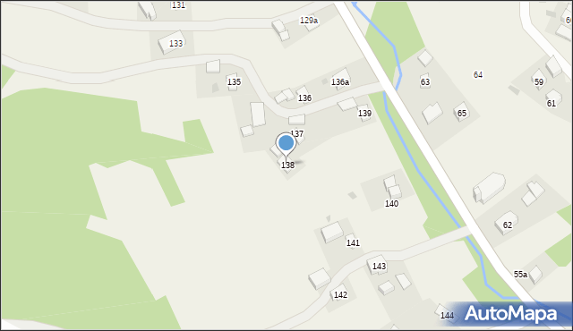 Pstrągówka, Pstrągówka, 138, mapa Pstrągówka
