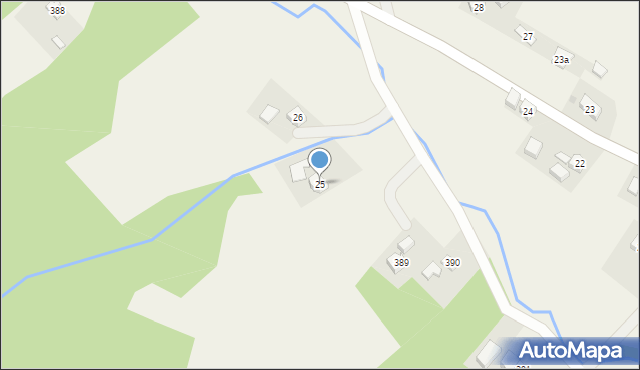 Pstrągówka, Pstrągówka, 25, mapa Pstrągówka