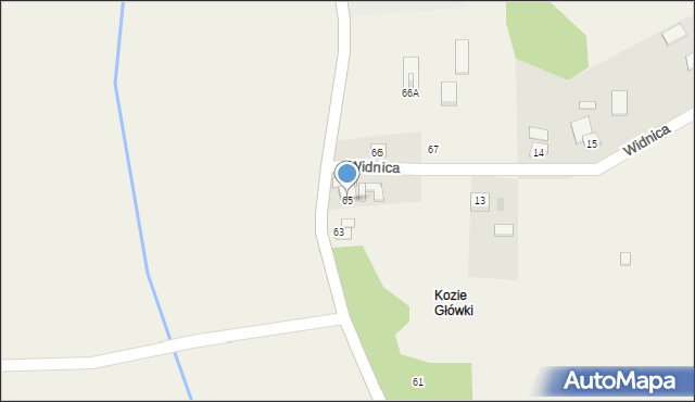 Pstroszyce Pierwsze, Pstroszyce Pierwsze, 65, mapa Pstroszyce Pierwsze