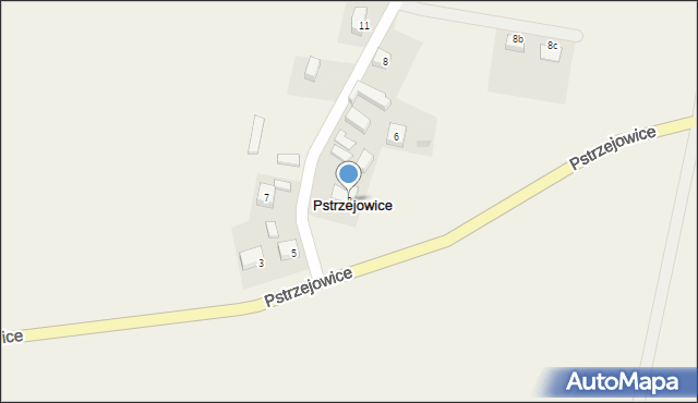 Pstrzejowice, Pstrzejowice, 2, mapa Pstrzejowice