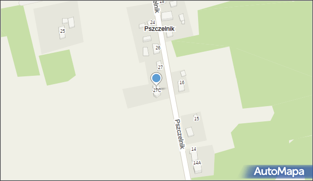 Pszczelnik, Pszczelnik, 27C, mapa Pszczelnik