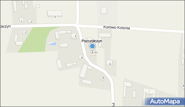 Pszczółczyn, Pszczółczyn, 7, mapa Pszczółczyn