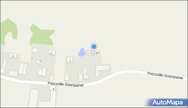 Pszczółki-Szerszenie, Pszczółki-Szerszenie, 1, mapa Pszczółki-Szerszenie