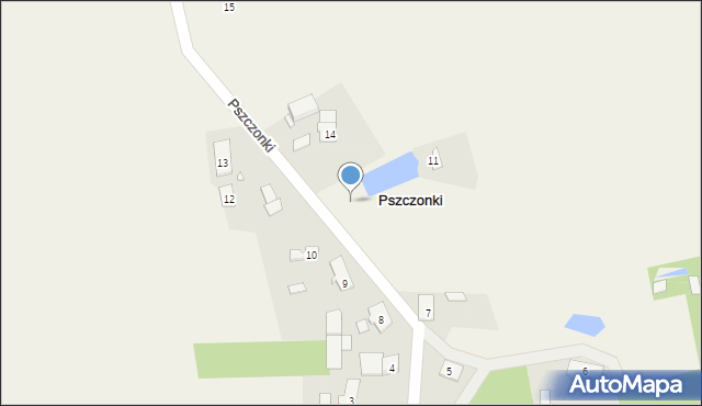 Pszczonki, Pszczonki, 11, mapa Pszczonki