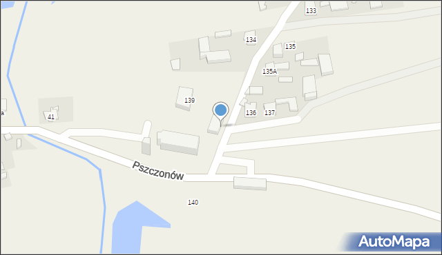 Pszczonów, Pszczonów, 139, mapa Pszczonów