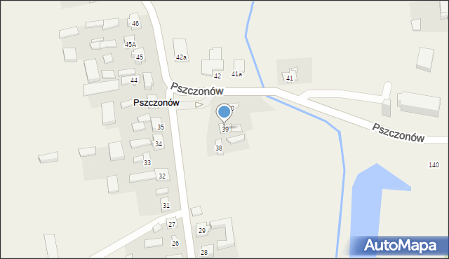 Pszczonów, Pszczonów, 39, mapa Pszczonów