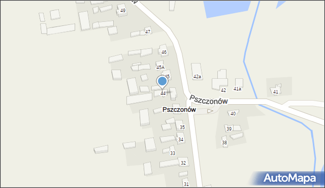 Pszczonów, Pszczonów, 44, mapa Pszczonów