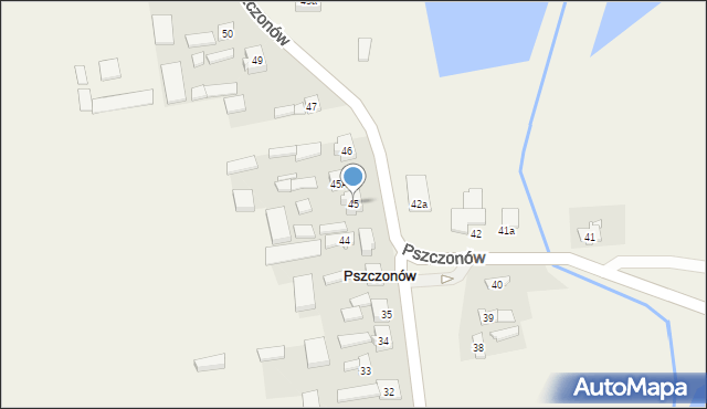 Pszczonów, Pszczonów, 45, mapa Pszczonów