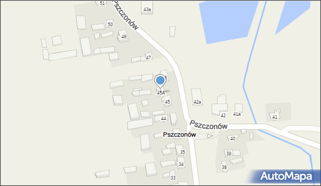 Pszczonów, Pszczonów, 45A, mapa Pszczonów