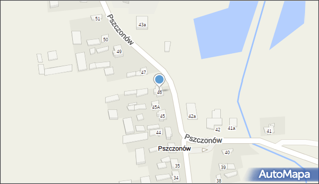 Pszczonów, Pszczonów, 46, mapa Pszczonów