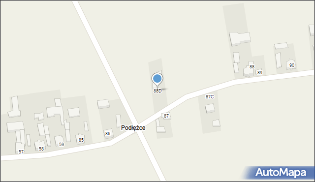 Pszczonów, Pszczonów, 88D, mapa Pszczonów