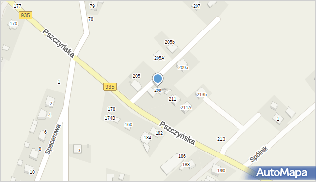 Radostowice, Pszczyńska, 209, mapa Radostowice