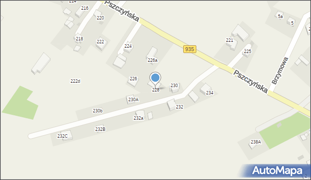 Radostowice, Pszczyńska, 228, mapa Radostowice