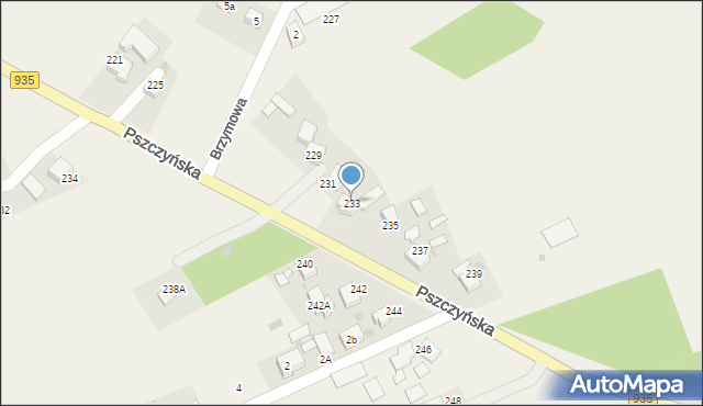 Radostowice, Pszczyńska, 233, mapa Radostowice