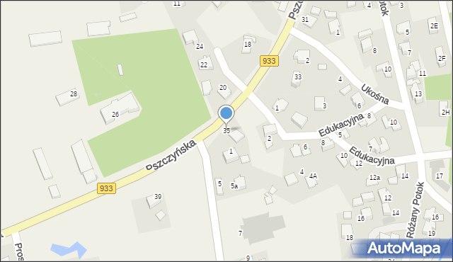 Rajsko, Pszczyńska, 35, mapa Rajsko