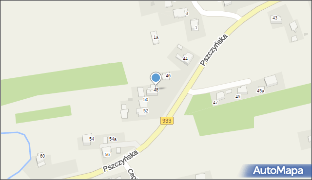 Rajsko, Pszczyńska, 48, mapa Rajsko