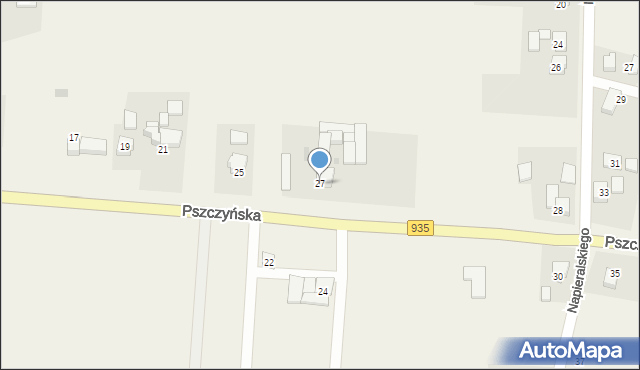 Rudziczka, Pszczyńska, 27, mapa Rudziczka