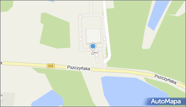 Suszec, Pszczyńska, 117, mapa Suszec