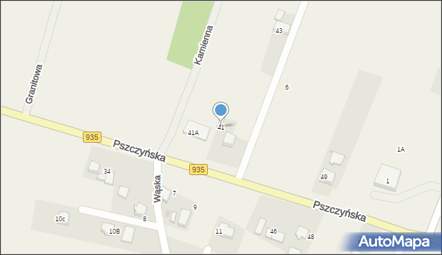 Suszec, Pszczyńska, 41, mapa Suszec