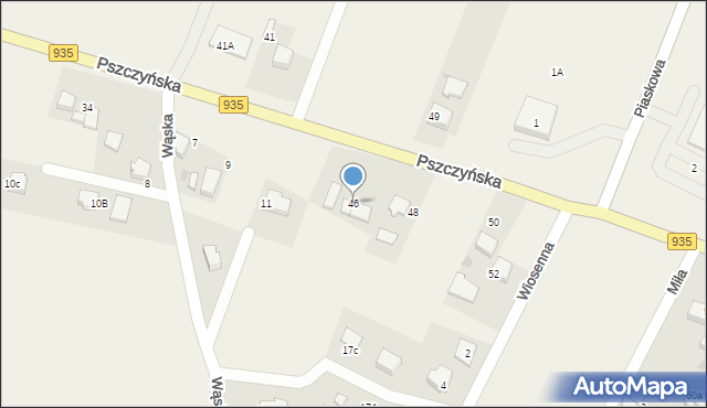 Suszec, Pszczyńska, 46, mapa Suszec