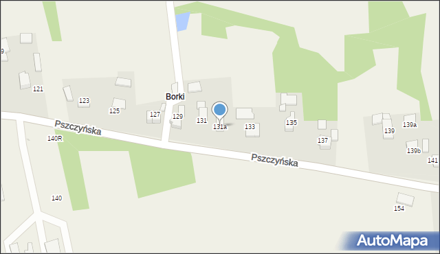 Warszowice, Pszczyńska, 131a, mapa Warszowice