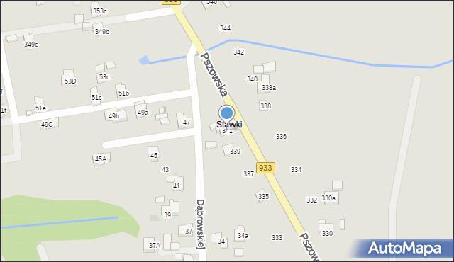 Wodzisław Śląski, Pszowska, 341, mapa Wodzisławia Śląskiego