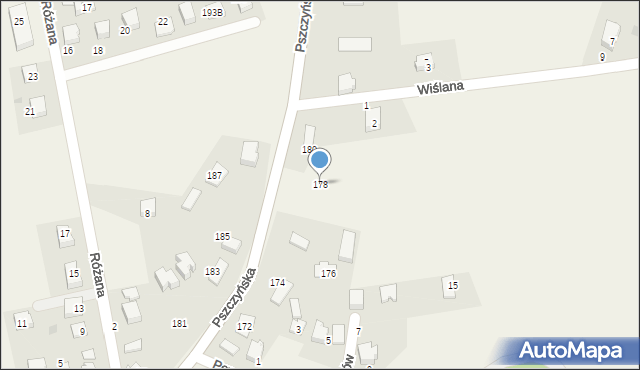 Wola, Pszczyńska, 178, mapa Wola