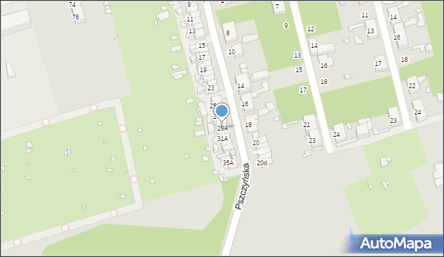 Zabrze, Pszczyńska, 29A, mapa Zabrza