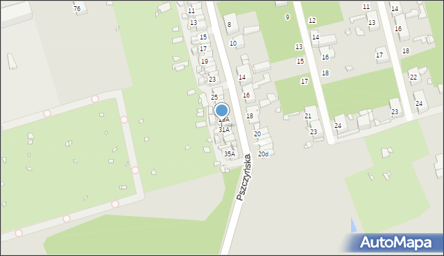 Zabrze, Pszczyńska, 31, mapa Zabrza