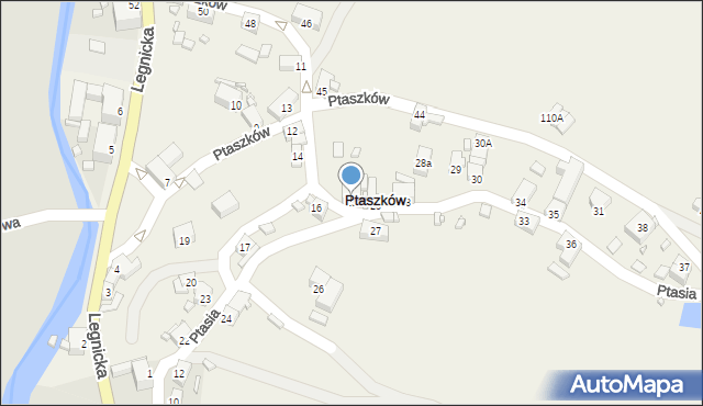 Ptaszków, Ptaszków, 15, mapa Ptaszków