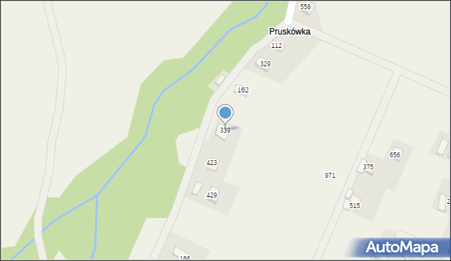 Ptaszkowa, Ptaszkowa, 339, mapa Ptaszkowa