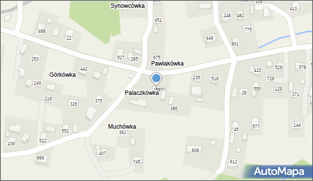 Ptaszkowa, Ptaszkowa, 459, mapa Ptaszkowa