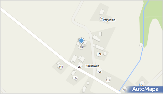 Ptaszkowa, Ptaszkowa, 54, mapa Ptaszkowa