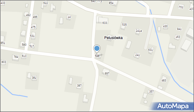 Ptaszkowa, Ptaszkowa, 548, mapa Ptaszkowa