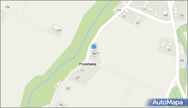 Ptaszkowa, Ptaszkowa, 558, mapa Ptaszkowa