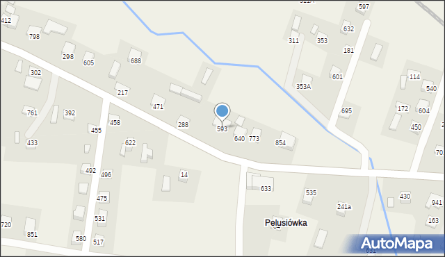 Ptaszkowa, Ptaszkowa, 593, mapa Ptaszkowa