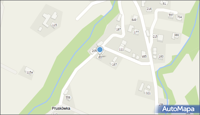 Ptaszkowa, Ptaszkowa, 63, mapa Ptaszkowa