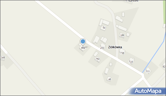 Ptaszkowa, Ptaszkowa, 664, mapa Ptaszkowa