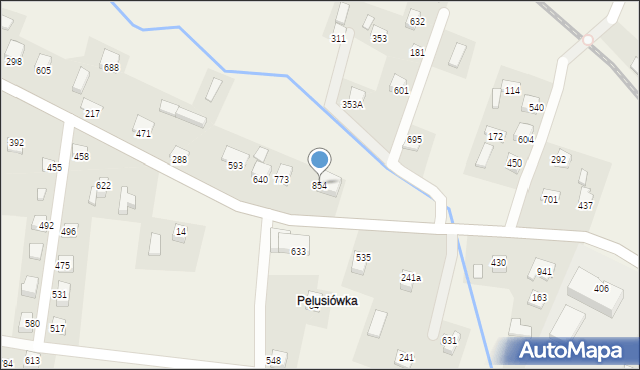 Ptaszkowa, Ptaszkowa, 854, mapa Ptaszkowa