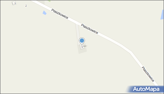 Ptaszkowice, Ptaszkowice, 1, mapa Ptaszkowice