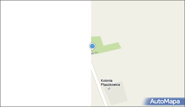 Ptaszkowice, Ptaszkowice, 44, mapa Ptaszkowice